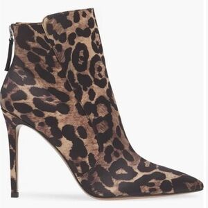 Veronica Beard Leopard Print Ankle Boots